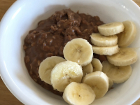 Chocolate Peanut Butter Yogurt Oats